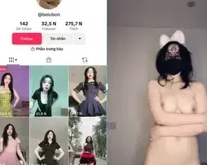 Tiktoker Bông (bongbebong04) nhảy hỏa thân show hàng siêu cuốn